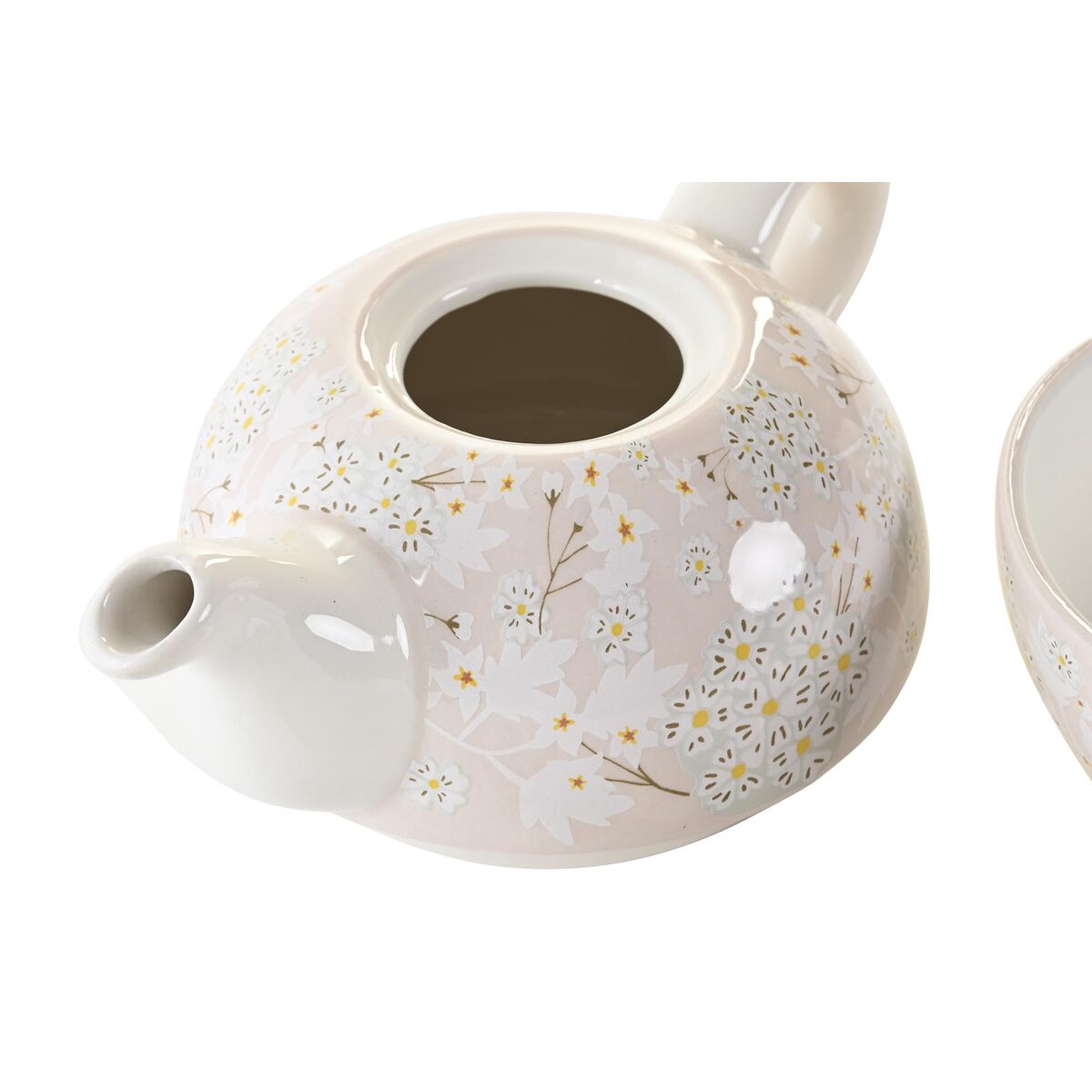 Teekannu DKD Home Decor Puodelis 750 ml Dolomite (2 osaa)